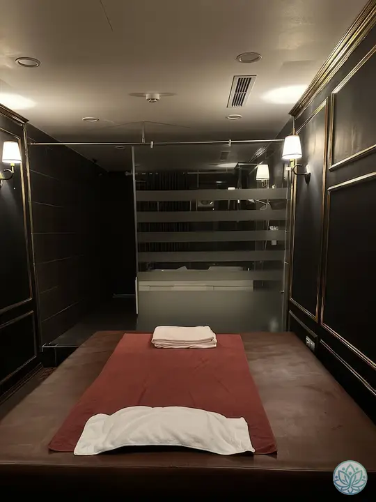 강남 스파 마사지 룸 내부
