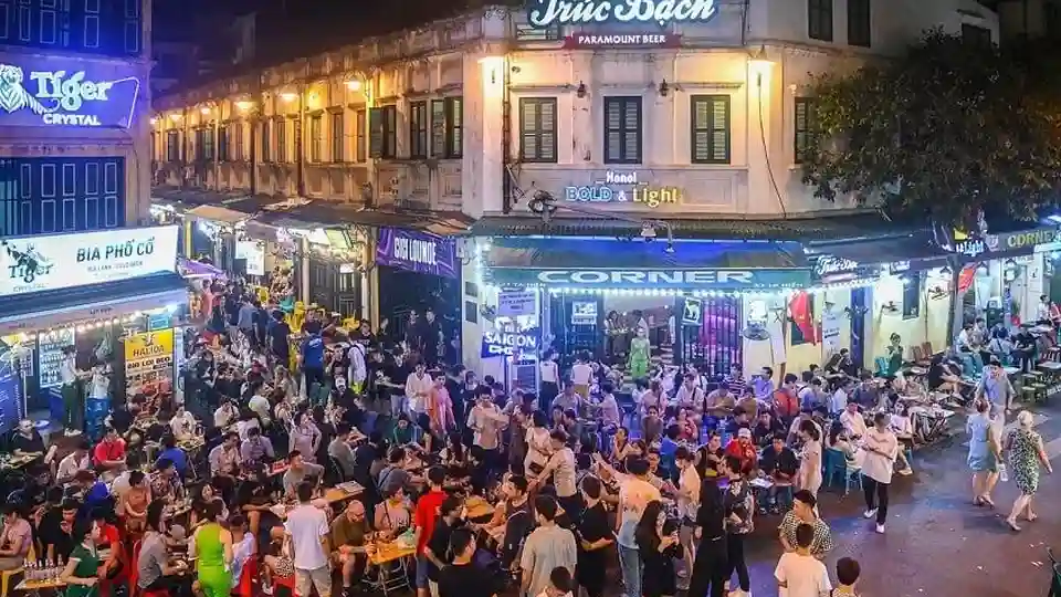 하노이 타히엔 맥주거리