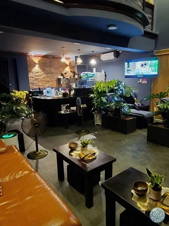 리셉션과 고객 대기 공간